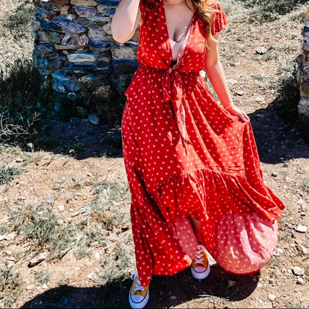Flowy high low dress